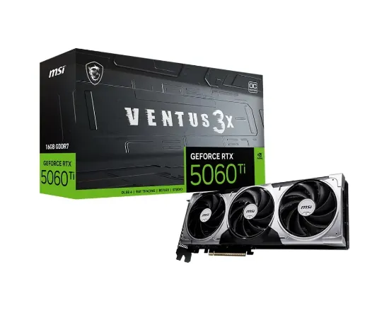 MSI GEFORCE RTX 5060 TI 16G VENTUS 3X OC VGA resmi
