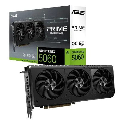 ASUS PRIME-RTX5060-O8G-GAMING 128BIT VGA resmi