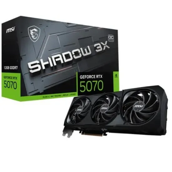 MSI GEFORCE RTX 5070 12G SHADOW 3X OC EKRAN KARTI resmi
