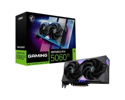 MSI VGA GEFORCE RTX 5060 TI 16GB GDDR7 128B DX12 PCIE 5.0 X16 (3XDP 1XHDMI) resmi