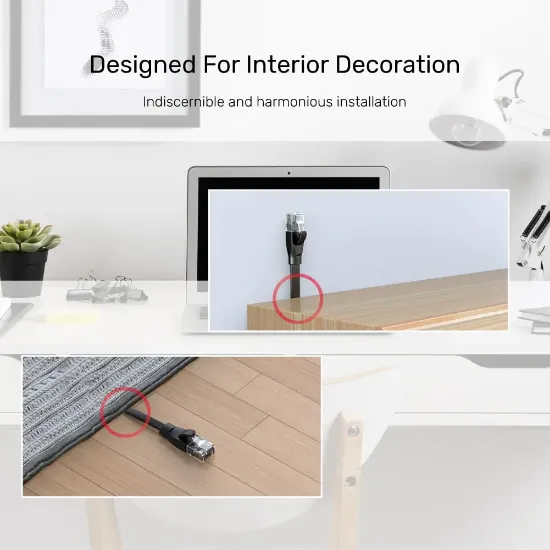 UNITEK CAT6 PATCH KABLO 2MT FLAT (C1810GBK) resmi