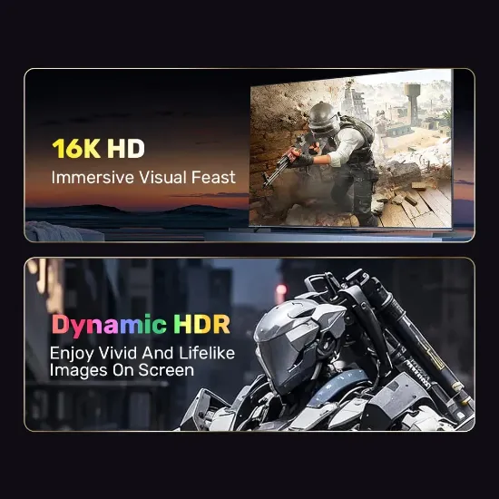 UNITEK DISPLAY PORT 2.1 KABLO 1MT 16K C1626GY01-1M) resmi