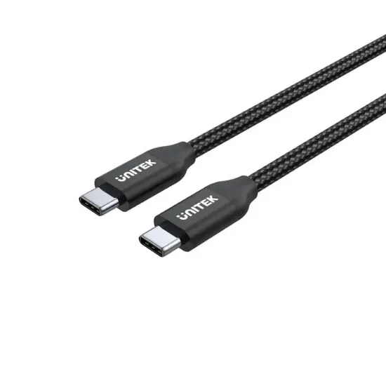 UNITEK TYPE-C ŞARJ 2MT 100W E-MARKER (C14059BK) resmi