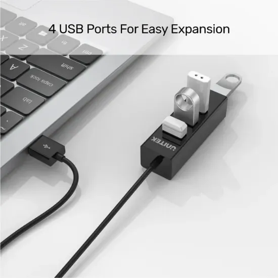 UNITEK TYPE-A TO 4 PORT USB HUB 80CM KABLO(Y-2140) resmi