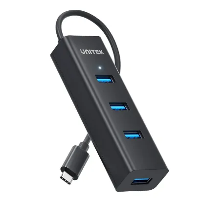 UNITEK TYPE-C TO 4 PORT USB 3.0 + TYPE-C (Y-3089Z) resmi
