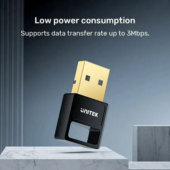 UNITEK USB BLUETOOTH 5.3 ADAPTÖR (B105B) resmi