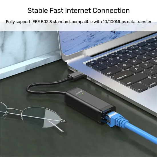 UNITEK USB-A TO MEGABIT ETH. DÖNÜŞTÜRÜCÜ (Y-1468) resmi