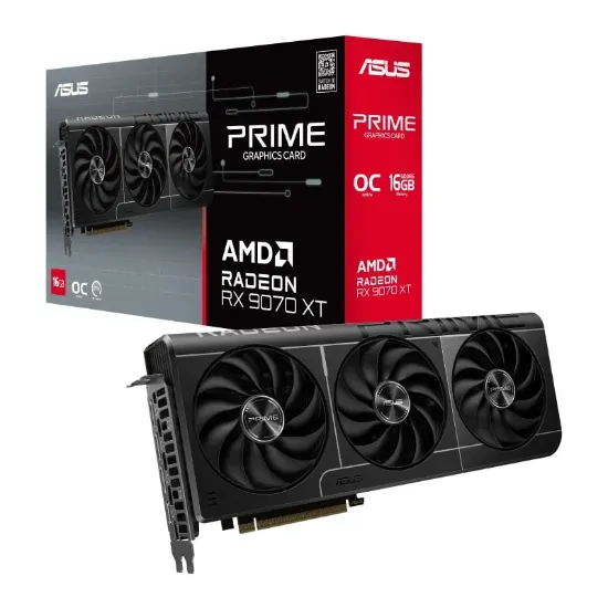 ASUS-PRIME-RX9070XT-O16G-AMD-RADEON-RX 9070 XT-16G resmi