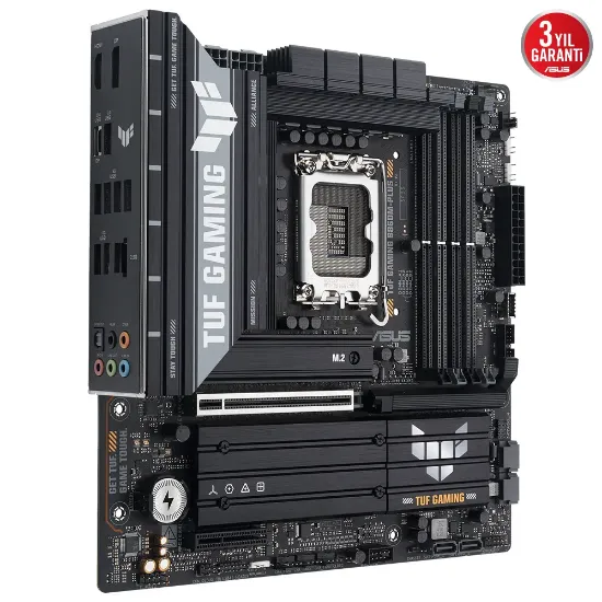 ASUS TUF GAMING B860M-PLUS 1851 SOKET DDR5 DP HDMI MATX ANAKART resmi