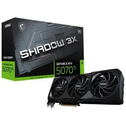 MSI GEFORCE RTX 5070 TI 16G SHADOW 3X OC VGA resmi