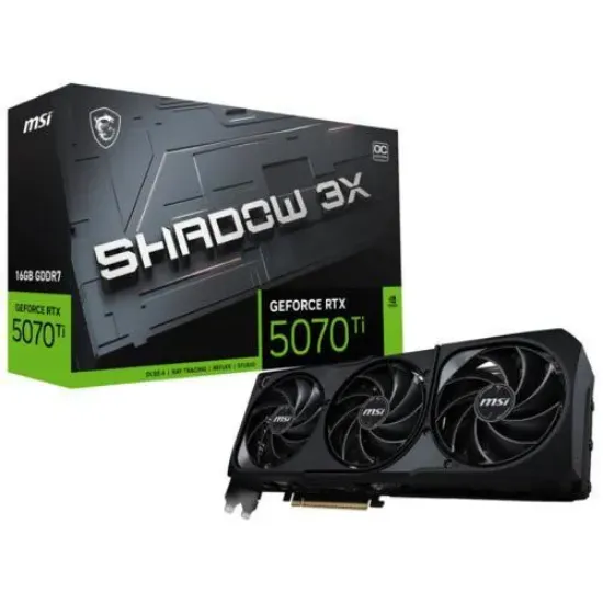 MSI GEFORCE RTX 5070 TI 16G SHADOW 3X OC VGA resmi