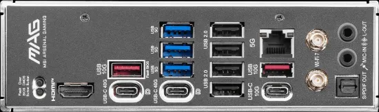 MSI MAG X870E TOMAHAWK WIFI AM5 DDR5 8400MHZ(OC) USB4 4x M.2 HDMI 2X DP 5G LAN WIFI 7 RGB ATX resmi