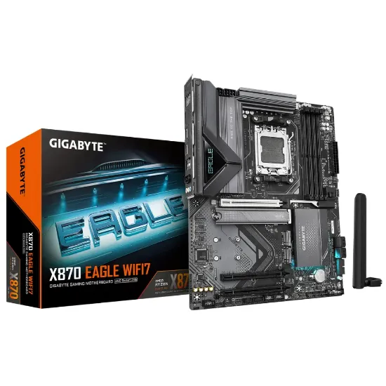 GIGABYTE X870 EAGLE WIFI7 DDR5 M.2 HDMI DP ATX AM5 resmi