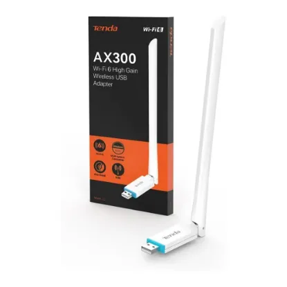 TENDA U2 AX300 HİGH GAİN WİFİ6 USB ADAPTÖR resmi