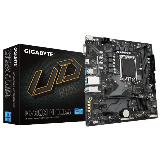 GIGABYTE B760M H DDR4 M.2 HDMI MATX 1700P resmi