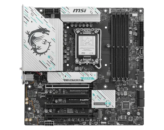 MSI B860M GAMING PLUS WIFI SOKET 1851 DDR5 8600MHZ(OC) 3xM.2 1x TB4 HDMI DISPLAY 5G LAN WIFI 7 mATX resmi
