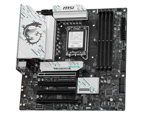 MSI B860M GAMING PLUS WIFI SOKET 1851 DDR5 8600MHZ(OC) 3xM.2 1x TB4 HDMI DISPLAY 5G LAN WIFI 7 mATX resmi