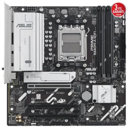 ASUS PRIME B840M-A WIFI AMD  DDR5 mATX ANAKART resmi