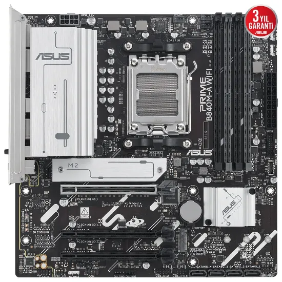 ASUS PRIME B840M-A WIFI AMD  DDR5 mATX ANAKART resmi