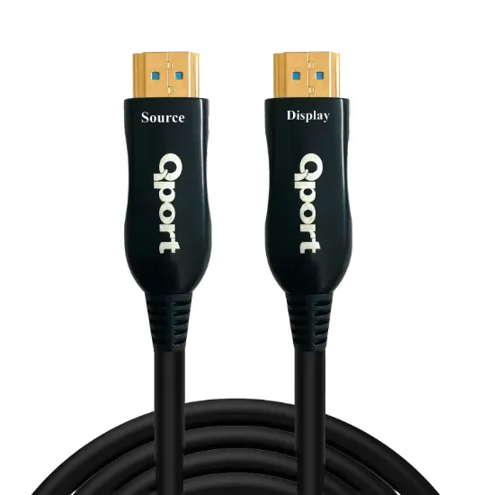 QPORT Q-HDMI253 HDMI 2.0 V ALTIN UÇLU KABLO 25 MT resmi
