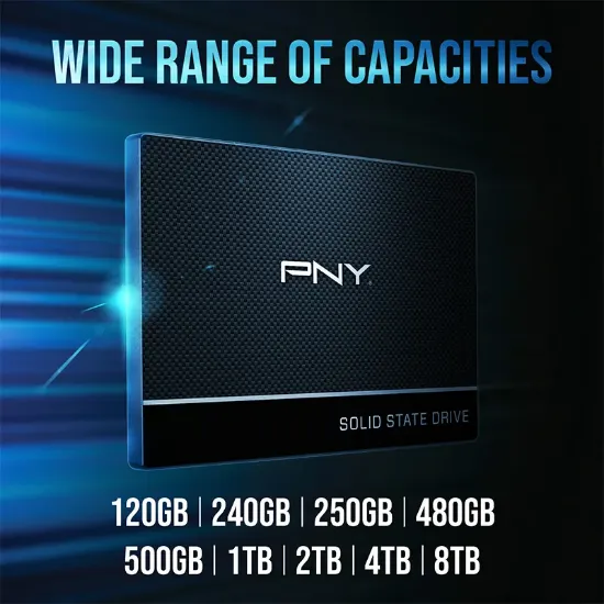 PNY CS900 500GB 535/500MB/s 2,5" SATA3 SSD (SSD7CS900-500-RB) resmi