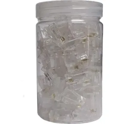 EZCOOL EZ-RJ45 100 LÜ AÇIK UÇ YENİ NESİL CAT6 KONNEKTÖR resmi