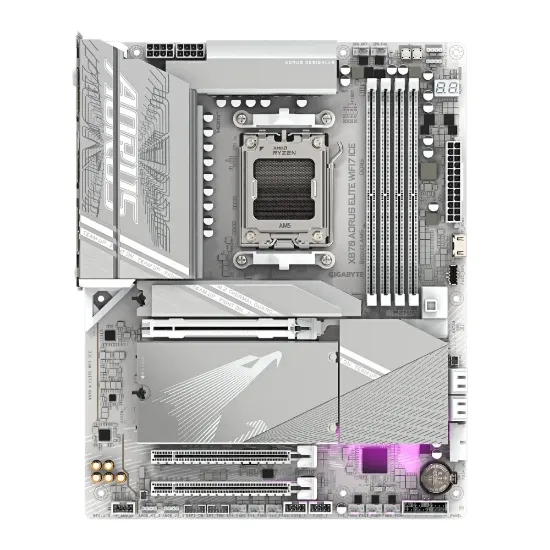 GIGABYTE X870A AORUS ELITE WF7 ICE DDR5 M.2 HDMI DP ATX AM5 resmi