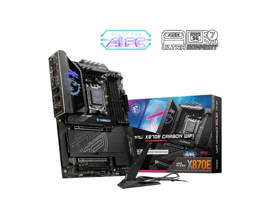 MSI MPG X870E CARBON WIFI AMD X870E SOKET AM5 DDR5 resmi