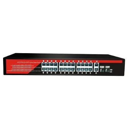 EZCOOL EZ-24PSF-SFP 24PORT 24FE+2GE+2SFP GİGABİT POE SWİTCH 320W resmi