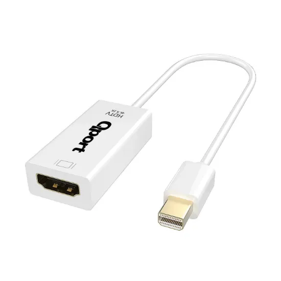 QPORT Q-DP-HDM MINI DISPLAY PORT TO HDMI ÇEVİRİCİ resmi