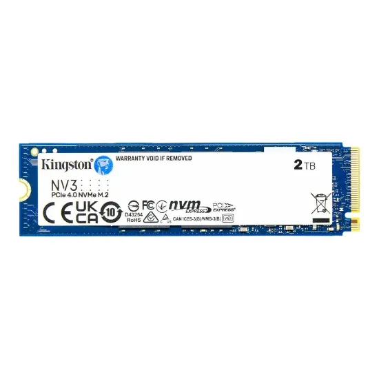 2TB KINGSTON NV3 SNV3S/2000G 6000/5000MB/S M.2 NVMe PCIe 4.0 resmi