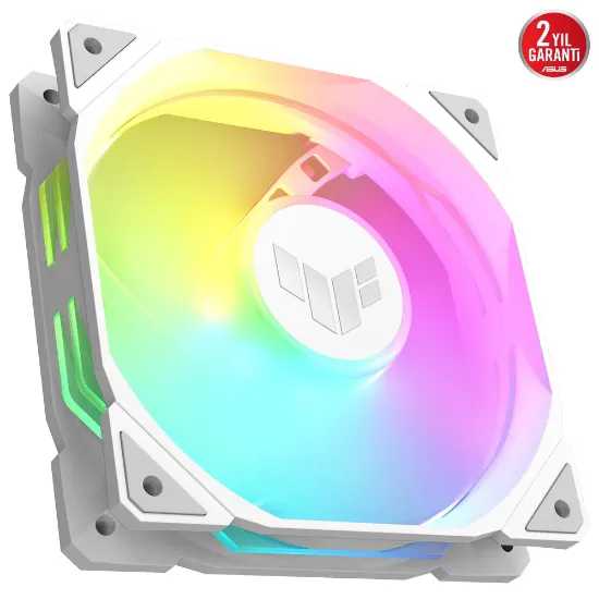 ASUS TUF TR120 120MM ARGB REVERSE 3IN1 BEYAZ KASA FANI resmi