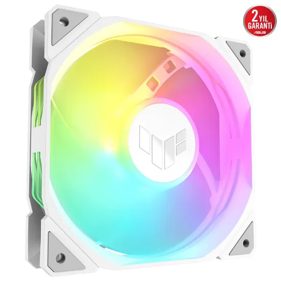 ASUS TUF TR120 120MM ARGB REVERSE 3IN1 BEYAZ KASA FANI resmi