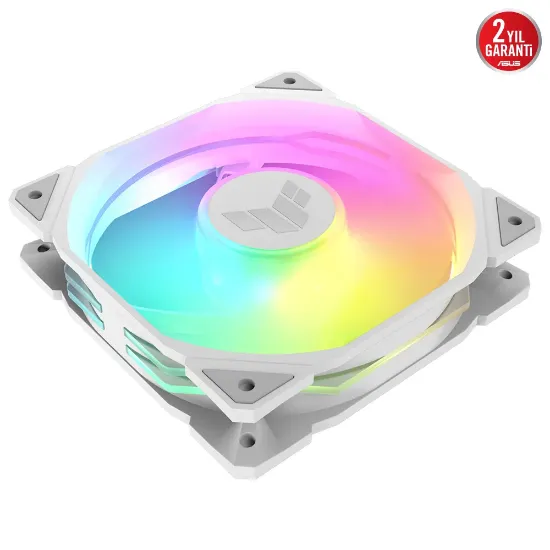 ASUS TUF TR120 120MM ARGB REVERSE 3IN1 BEYAZ KASA FANI resmi