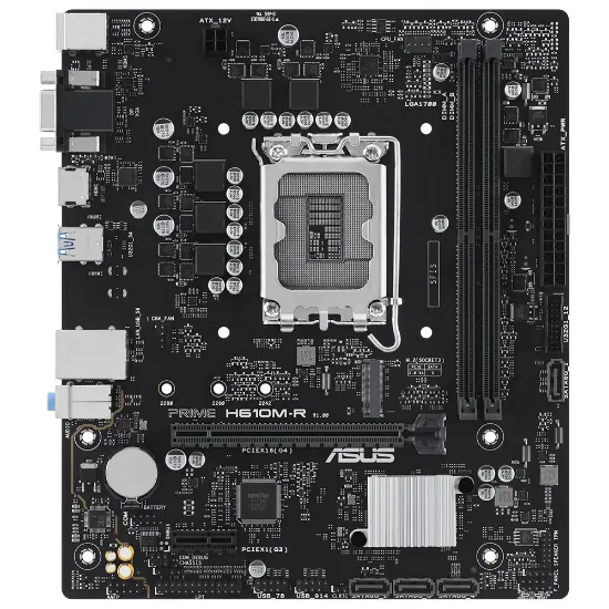 ASUS PRIME H610M-R D5-SI  DDR5  MATX 1700P resmi