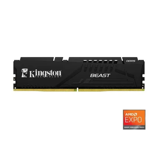 32GB KINGSTON DDR5 6000MT/s CL30 KF560C30BBE-32TR BEAST 1x32G resmi