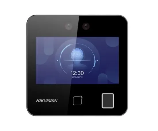 HIKVISION DS-K1T343MFWX-V2 4.3" DOKUNMATİK EKRAN (KART / PARMAK İZİ / YÜZ TANIMA) BAĞIMSIZ  KONTROL ÜNİTESİ resmi