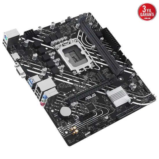 ASUS PRIME H610M-K ARGB DDR5 5600MHz M.2 HDMI VGA mATX 1700p resmi