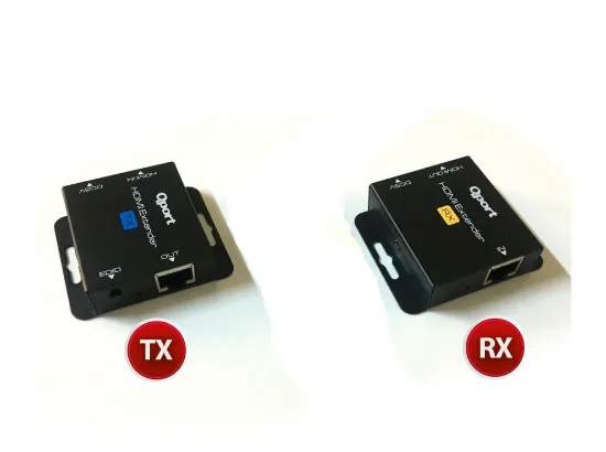 QPORT Q-HEX2 HDMI EXTENDER CAT6 60M 2 Lİ PAKET resmi