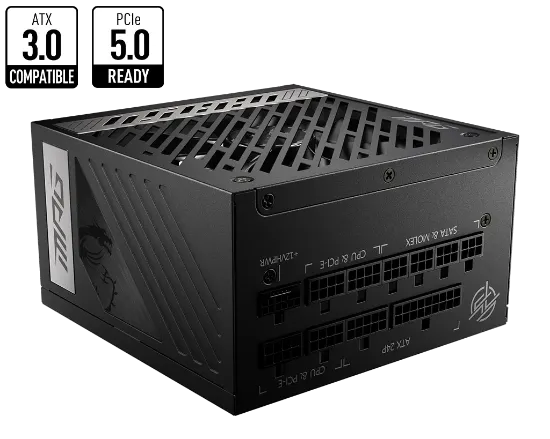 MSI MPG A1000G PCIE5 1000W 80+ GOLD POWER SUPPLY resmi