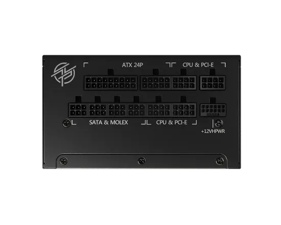 MSI MPG A850G PCIE5 850W 80+ GOLD POWER SUPPLY resmi