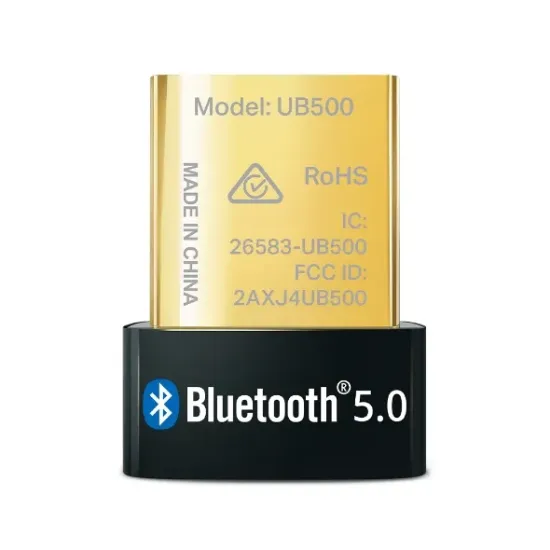 TP-LINK UB500 BLUETOOTH 5.0 MINI USB ADAPTÖR resmi