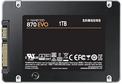 1TB SAMSUNG 870 560/530MB/s EVO MZ-77E1T0BW SSD (Resmi Distribütör Garantili) resmi