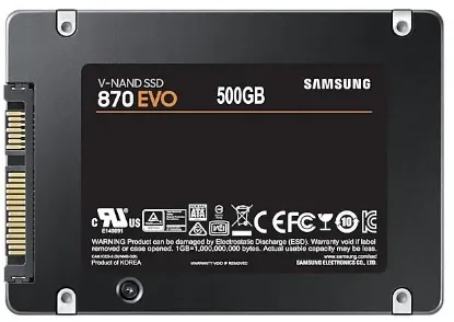 500GB SAMSUNG 870 560/530MB/s EVO MZ-77E500BW SSD (Resmi Distribütör Garantili) resmi
