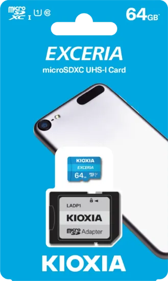 64GB MICRO SDHC C10 100MB/s KIOXIA LMEX1L064GG2 resmi