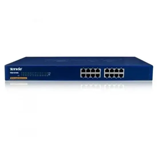 TENDA TEG1016G 16 PORT 10/100/1000 Mbps SWITCH resmi