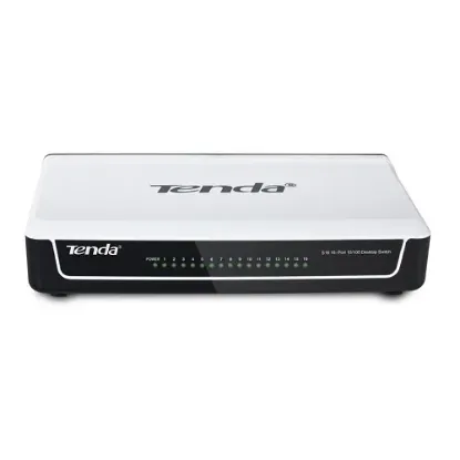 TENDA S16 16PORT 10/100 YÖNETİLEMEZ SWITCH resmi