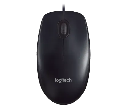 LOGITECH M90 MOUSE USB KABLOLU SİYAH 910-001793 resmi