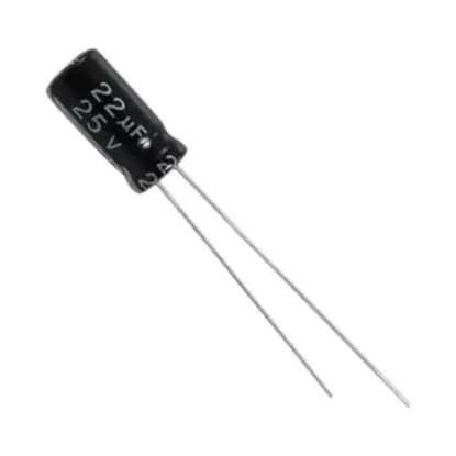 22 MF 25 V Kondansatör resmi