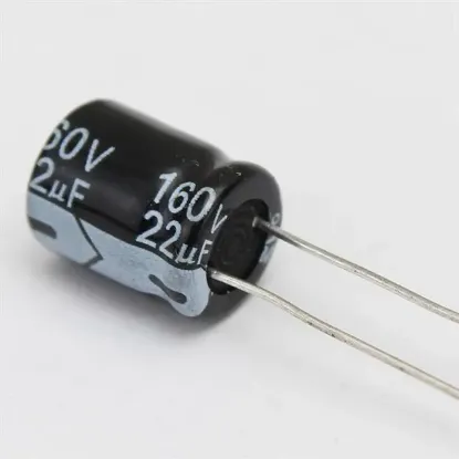 22µF 160V Elektrolitik Kondansatör (Yüksek Voltaj Dayanımlı) resmi